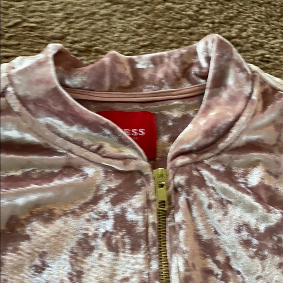Guess crushed velvet track jacket - Picture 4 of 8